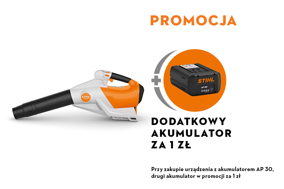 Dmuchawa akumulatorowa BGA 250, bez akumulatora i ładowarki