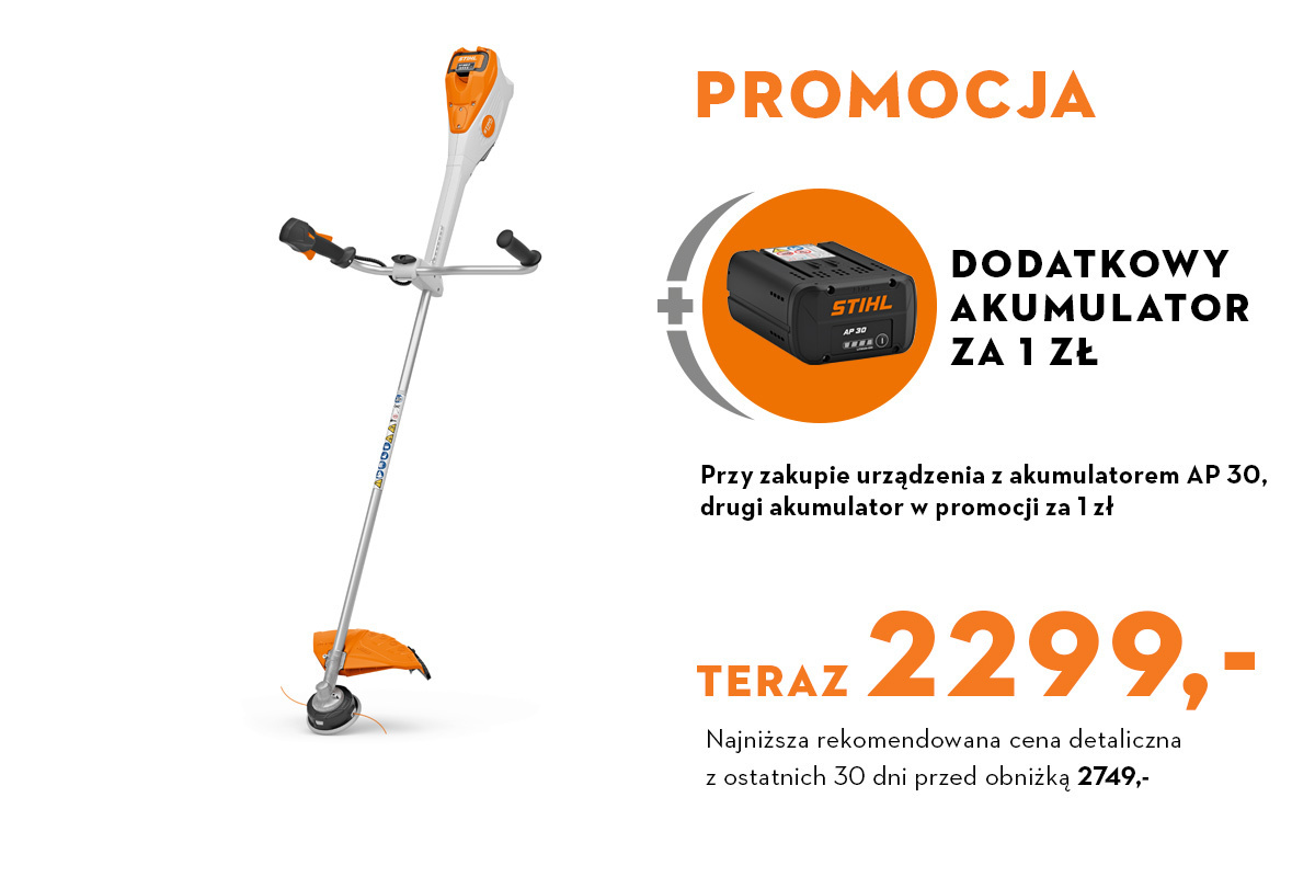 Kosa akumulatorowa FSA 135, bez akumulatora i ładowarki